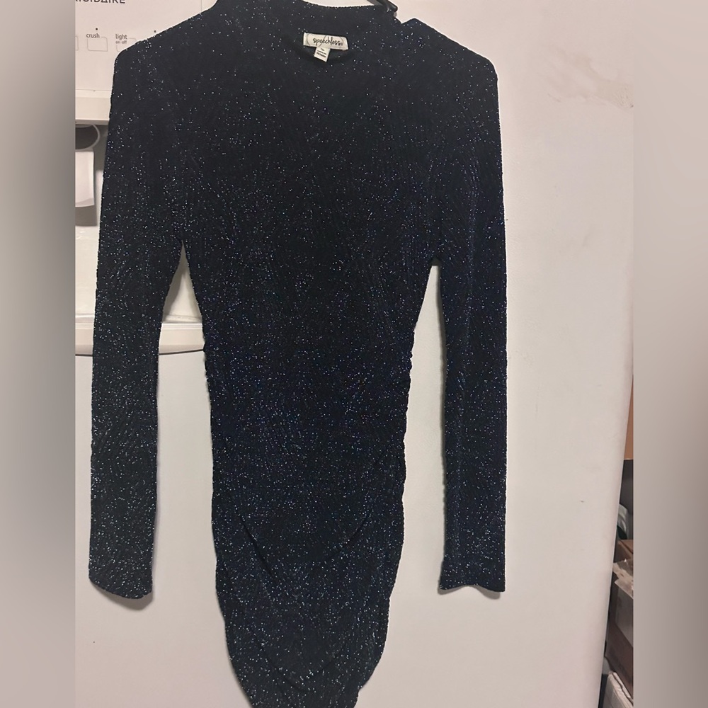 Midnight blue bodycon dress